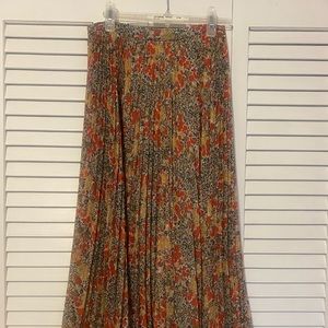 ALEXIS floral maxi skirt